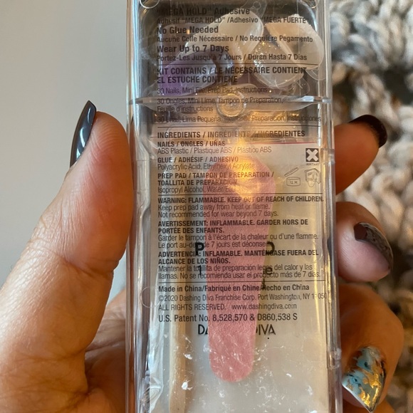 Dashing Diva Magic Press On Halloween Bat Purple Nails NEW - Picture 4 of 5